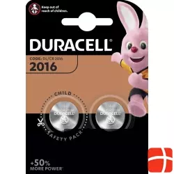 Duracell Batt Cr2016 3v Lithium B2 XL Blister 2 Stück