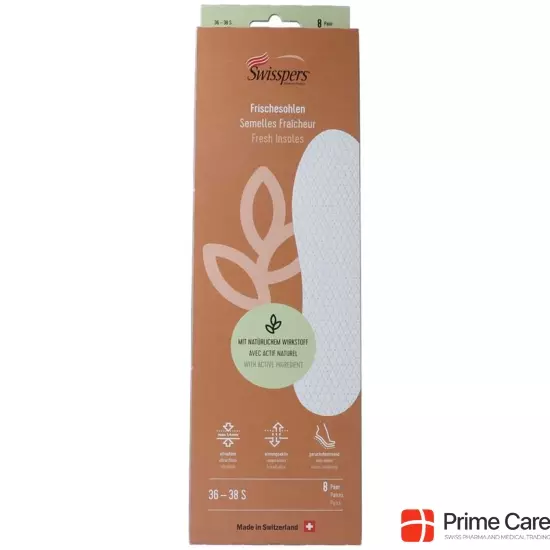 Swisspers Frischesohlen S 38 Weiss 8 Paar buy online