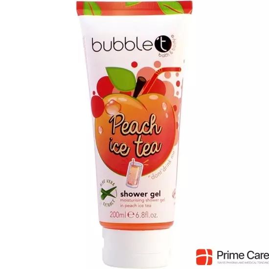 Bubble T Ice Tea Shower Gel Peach 200ml buy online