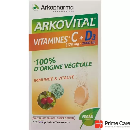 Arkovital Vitamin C + D3 Brausetabletten 20 Stück buy online