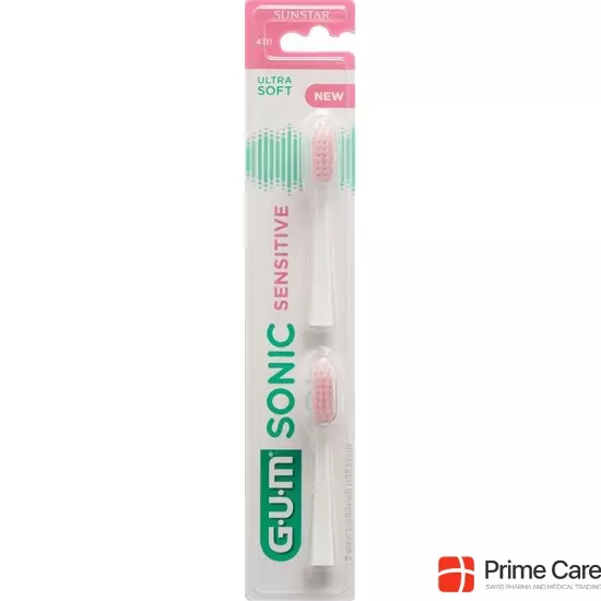 Gum Sonic Sensitive Ersatzköpfe Weiss 2 Stück buy online