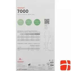 Venosan 7003 A-d Kkl3 L Short Off Beige 1 pair