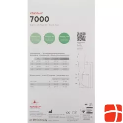 Venosan 7002 A-dh Kkl2 XL Short Off Black 1 pair