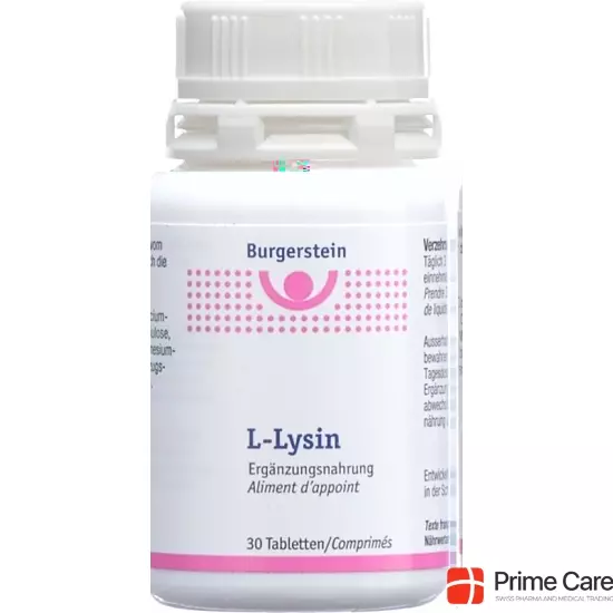 Burgerstein L-Lysine 30 tablets buy online