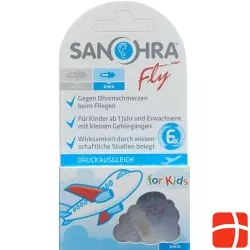Sanohra Fly Ohrenstöpsel Kinder 2 Stück
