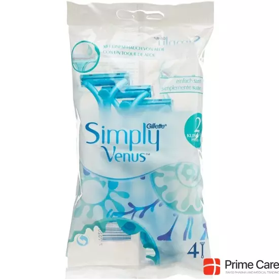 Gillette Simply Venus 2 4 pieces buy online