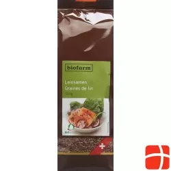 Biofarm Leinsamen Ch Knospe Beutel 350g