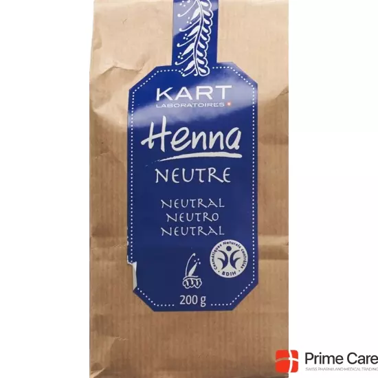Kart Henna Pulver Neutral Bdih Sachet 200g buy online