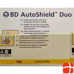 BD Autoshield Tm Duo Sicher-pen-nadel 5mm 100 Stück
