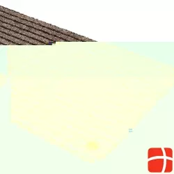 Ha Ra Fussmatte Soft Premium 90x200cm Schwarz/brau