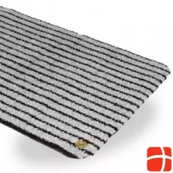 Ha Ra Fussmatte Soft Premium 90x200cm Schwarz/eisg