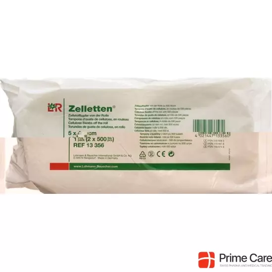 Lohmann Zelletten Zellstofftupfer Rollen 2 Stück buy online