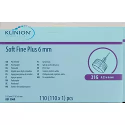 Klinion Soft Fine Pl Pen-Nadel 6mm 31g 110 Stück