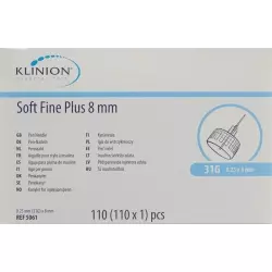 Klinion Soft Fine Pl Pen-Nadel 8mm 31g 110 Stück