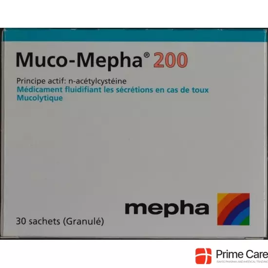 Muco Mepha Granulat 200mg Beutel 30 Stück buy online