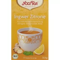 Yogi Tee Ingwer Zitronen D/f/i Beutel 15 Stück