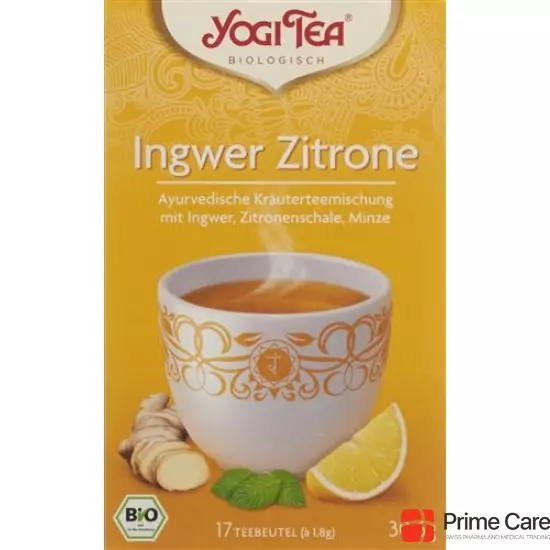 Yogi Tee Ingwer Zitronen D/f/i Beutel 15 Stück buy online