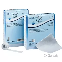 Aquacel Ag Hydrofiber Tamponade 1x45cm Stark Faser 5 Stück
