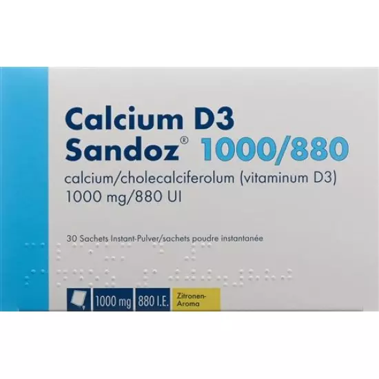 Calcium D3 Sandoz Pulver 1000/880 30 Stück buy online