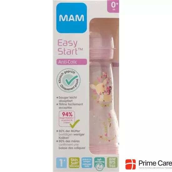 Mam Easy Start Anti-Colic Flasche 260ml 2+m Girl buy online