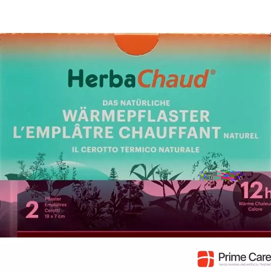 Herbachaud heat plaster 19x7cm buy online