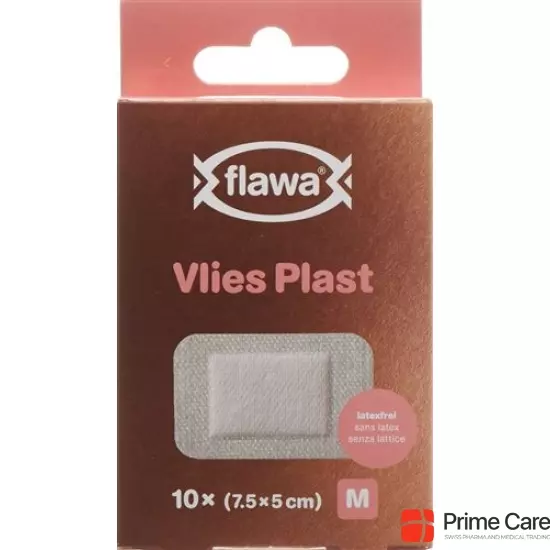 Flawa Vlies Plast M 7.5x5cm 10 piece buy online