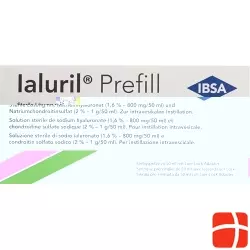 Ialuril prefill with luer lock adapter and Ialuadapter Fertspr 50 ml
