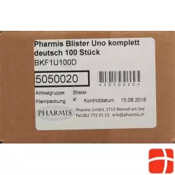 Pharmis Blister Uno Komplett 100 Stück