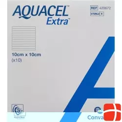 Aquacel Extra Hydrofiber Verb 10x10cm (n) 10 Stück