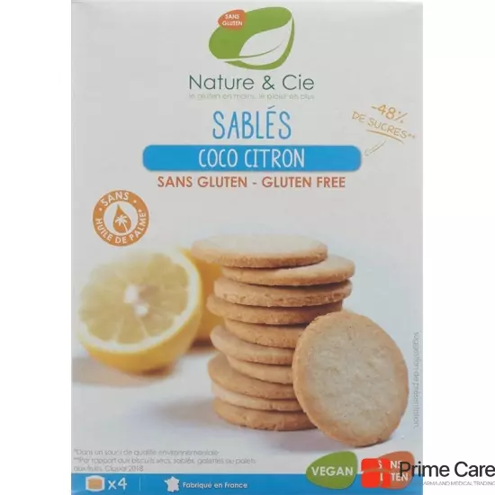 Nature&cie Butterkeks Koko Zitr Glutenf 120g buy online
