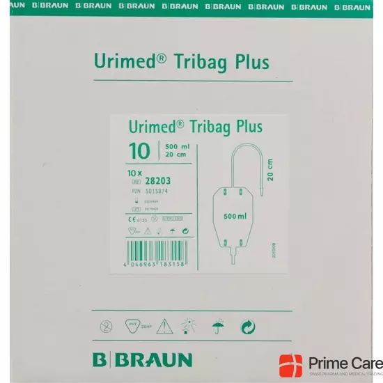 Urimed Tribag Plus Beutel 500ml 20cm Steril 10 Stück buy online