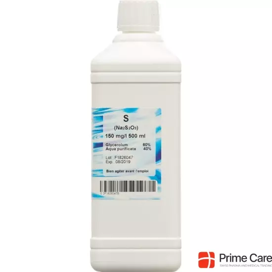 Oligopharm Schwefel Lösung 150mg/l 500ml buy online
