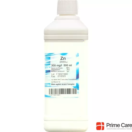 Oligopharm Zink Lösung 300mg/l 500ml buy online