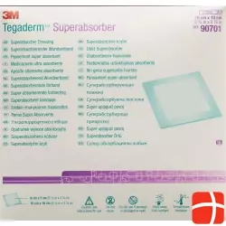 3M Tegaderm Superabsorber 7x8cm/10x10cm 10 Stück