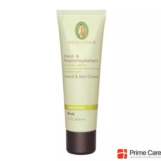 Primavera Ingwer Limette Hand- & Nagelpflegebalsam 50ml buy online