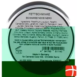 Carneval Color Grease Make-up Black Tin 15ml