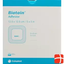 Biatain Adhesive Schaumverband 12.5x12.5cm 10 Stück