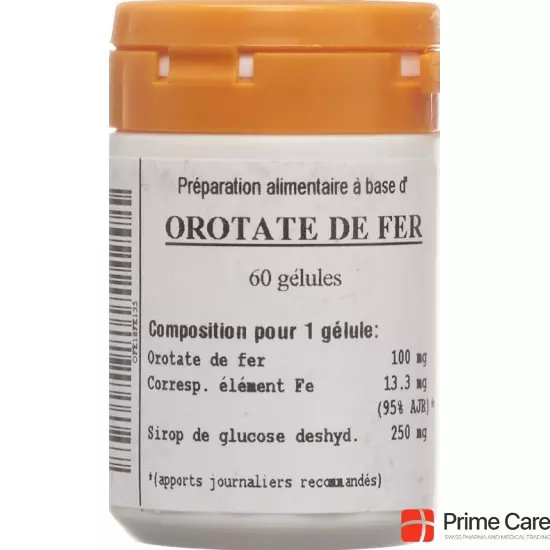 Oligopharm Orotate De Fer Kapseln 100mg 60 Stück buy online