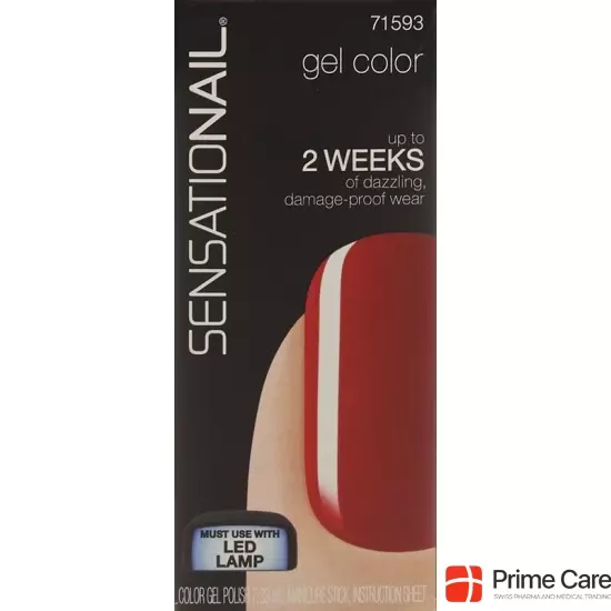 Fingrs Sensationail Gel Polish Scarlet Red buy online