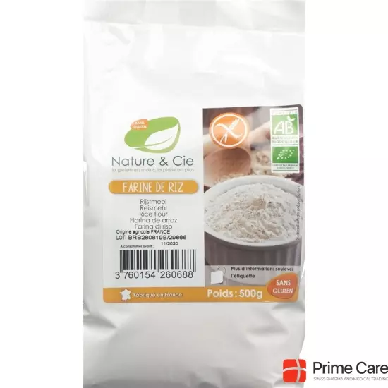 Nature&cie Reismehl Glutenfrei 500g buy online
