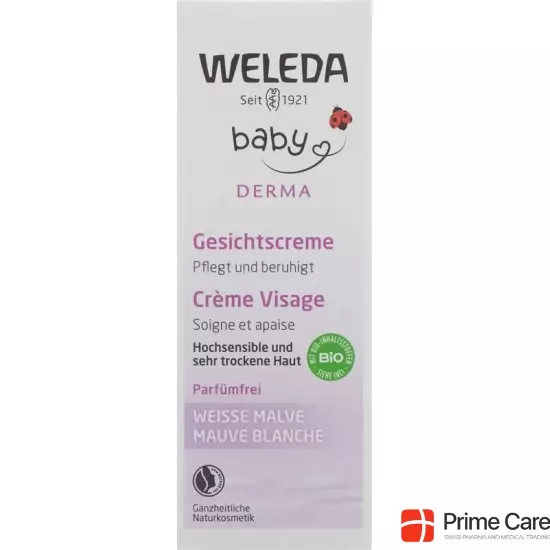 Weleda Baby Derma Weisse Malve Gesichtscreme 50ml buy online
