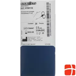 Aichele 1x Steril Fadenschere Iris Ger 11cm 25 X
