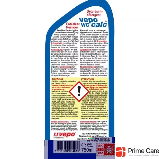Vepocalc WC-Entk Extra-Stark Haft+metallver 750ml buy online