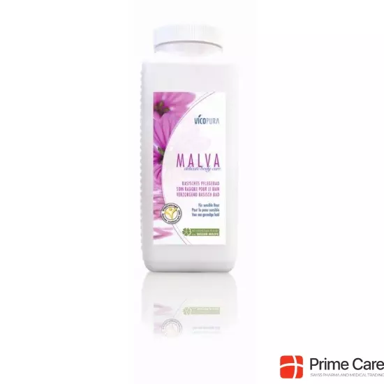 Vicopura alkaline bath Malva PLV delicate body care 1200g