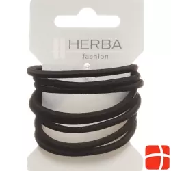 Herba hair tie 5cm black 8 pieces