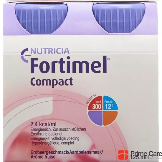 Fortimel Compact strawberry 4 Fl 125 ml