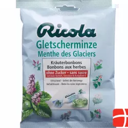 Ricola glacier mint candy without sugar bag 125 g