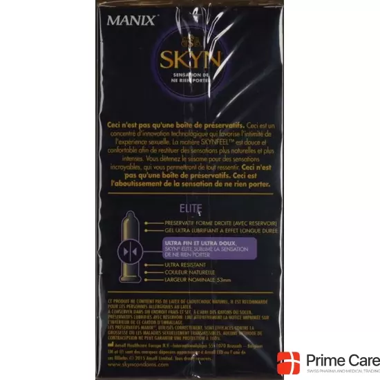 Manix Skyn ​​Elite Condoms 10 pieces