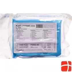 Frey bubbles catheter set sterile with Glycoblockspritze