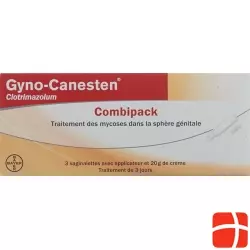 Gyno-Canesten Kombipack 3 vaginal tablets and 20 g cream
